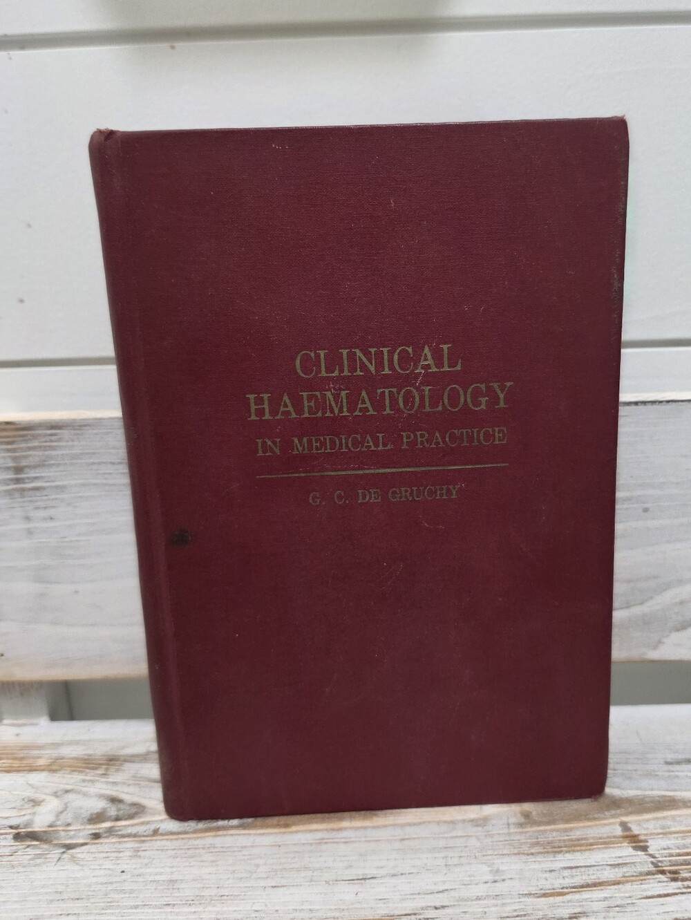 Vintage Medical Book Clinical Haematology